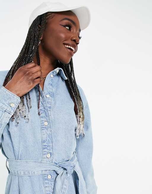 Asos tall best sale denim dress