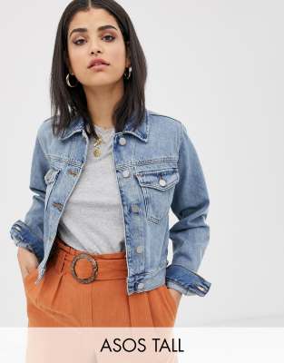 asos tall denim jacket