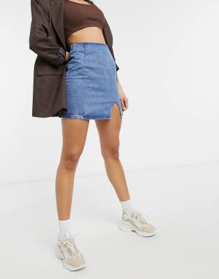 asos denim skirt tall