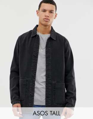 denim worker jacket mens