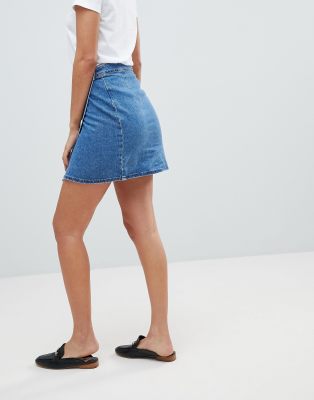 asos denim skirt tall