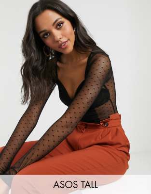 tall black bodysuit