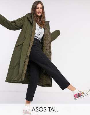 asos tall womens coats