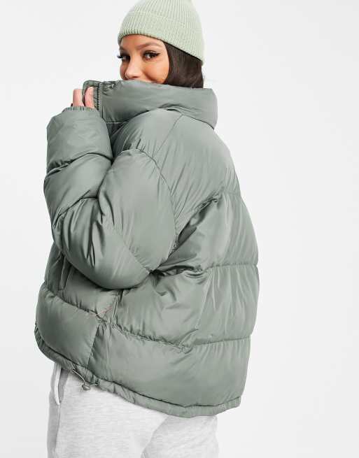 ASOS DESIGN Tall - Doudoune oversize - Kaki - MGREEN, 4 de 4