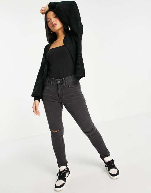ASOS DESIGN Tall – Edge to edge – Czarny kardigan o pudełkowym kroju, 4 z 4