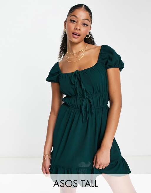 Asos bottle best sale green dress