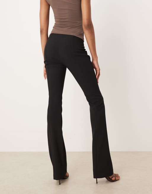 ASOS DESIGN Tall - Elegante flared pantalon in zwart, 2 van 4