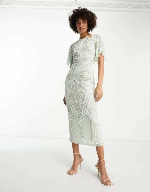 Asos light green clearance dress