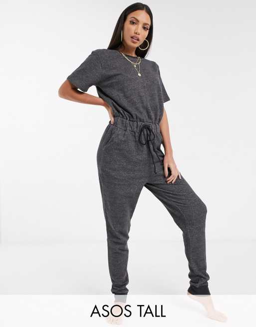 ASOS DESIGN Tall exclusive lounge organic jumpsuit ASOS