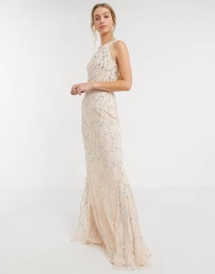 tall sequin maxi dress