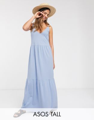 chambray maxi dress