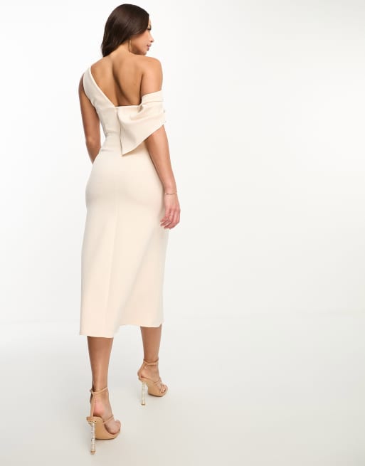 Smooth Elegance Seamless Midi Dress (Nude)- FINAL SALE