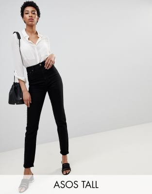 asos tall black jeans