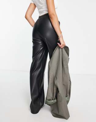 asos tall pu pants 90s style