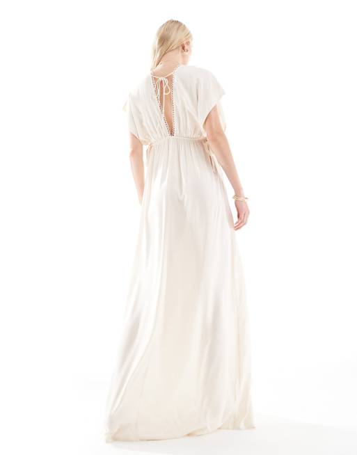 faye flutter maxi dress Our best-selling Faye Maxi Dress | Eucalyptus is finally back in stock   This dress is beyond comfortable and will be your go-to for dressed up  occasions