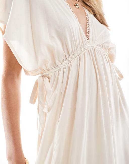 max studio white maxi dress Max Studio Gray Striped Maxi Skirt