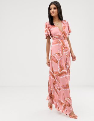 maxi dress with tassels