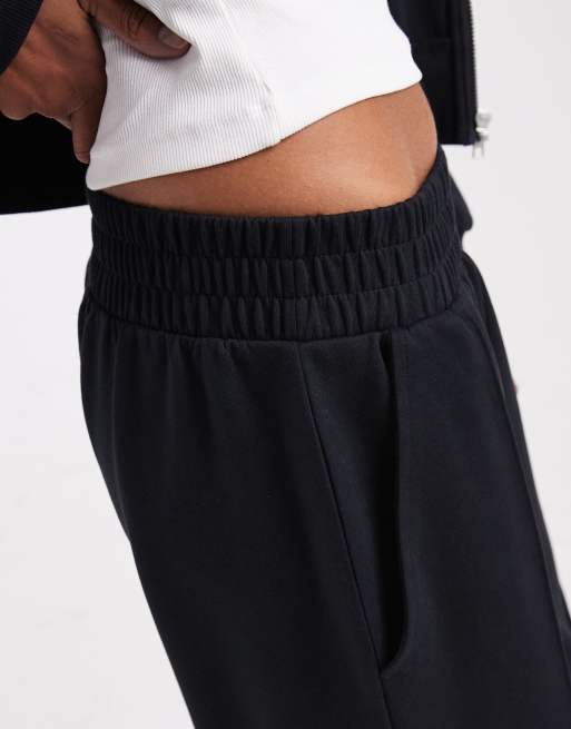 ASOS DESIGN Tall formelle joggingbukser i sort interlock, 5 af 5