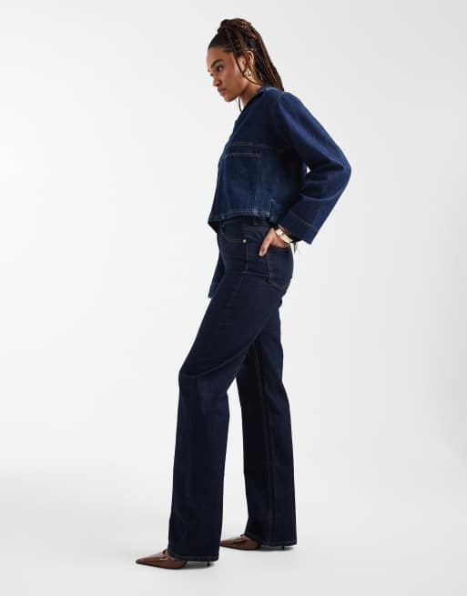 ASOS DESIGN Tall – Getönte Straight Jeans mit Comfort-Stretch, 3 von 5