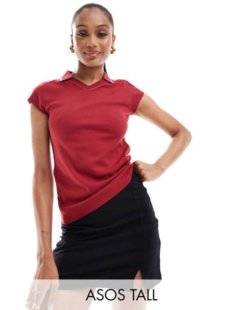 ASOS DESIGN Tall - Gonna pantalone da tennis nera - view 1
