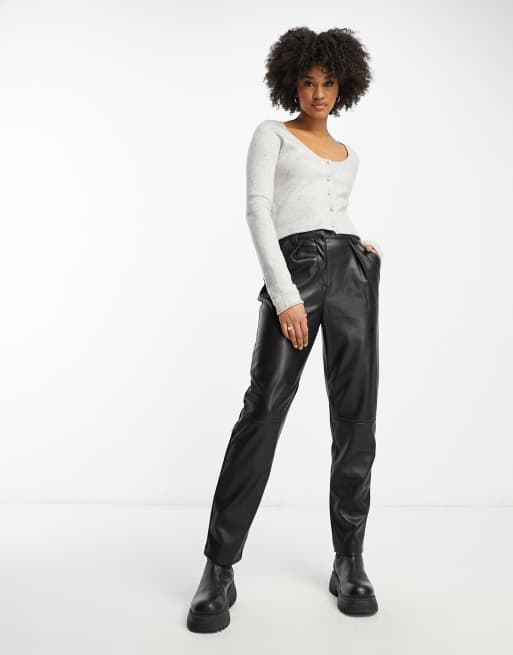 ASOS DESIGN Tall – Grå kofta med djup halsringning och strassutsmyckning, 3 av 4