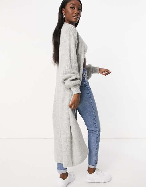 ASOS DESIGN Tall Gra maxi cardigan ASOS