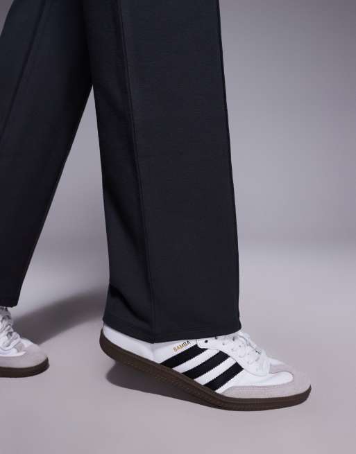 ASOS DESIGN Tall – Grafitowe spodnie z prostymi nogawkami i zaszewkami, 5 z 5