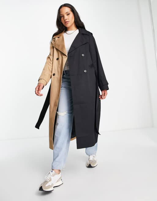 Half deals long coat