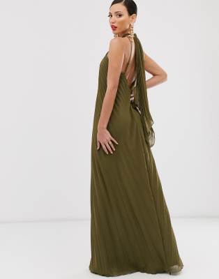 trapeze maxi dress