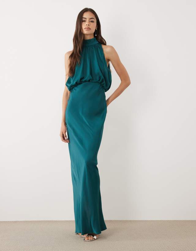 ASOS - Satin Maxi Dress - Women - Polyester - 0 US