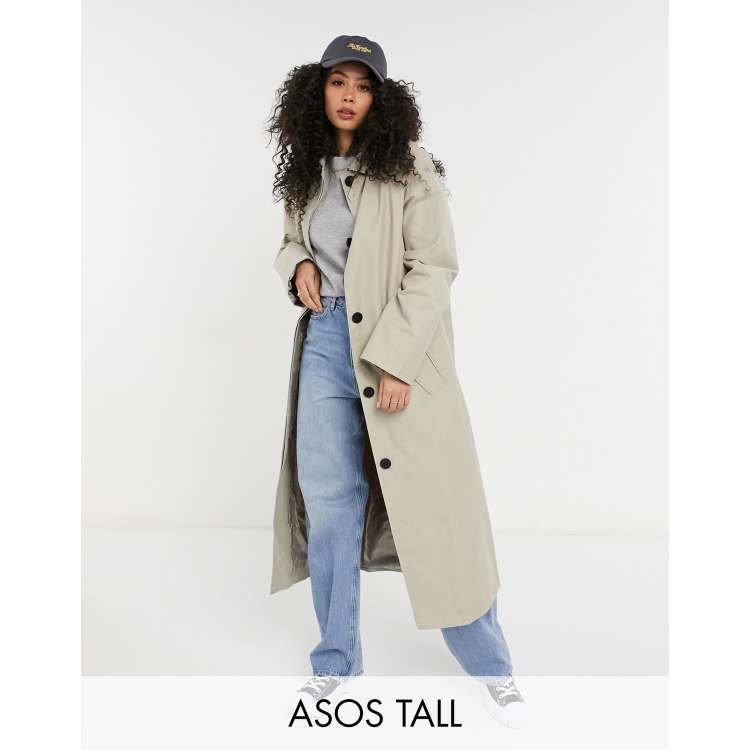 Asos design boyfriend trench sales coat