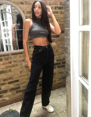 asos high rise dad jeans