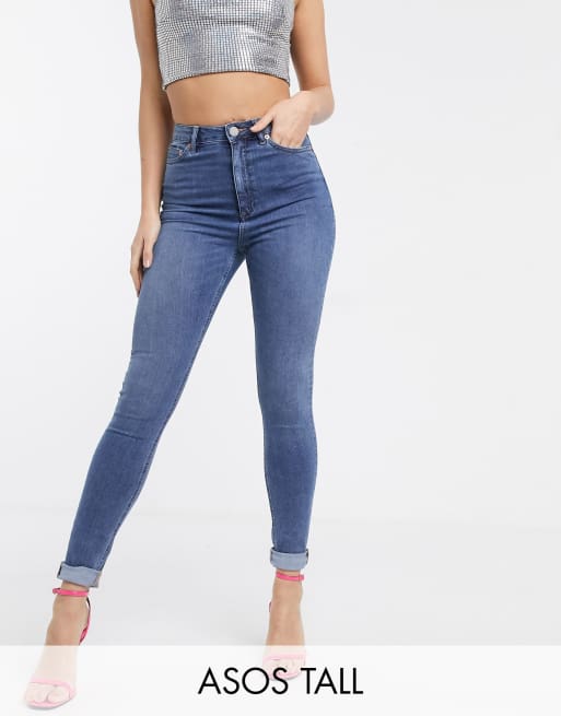 Asos ridley high waist skinny jeans discount