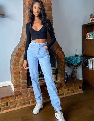 asos tall mom jeans