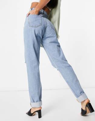 asos high rise mom jeans