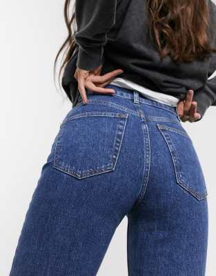 stretchy straight leg jeans