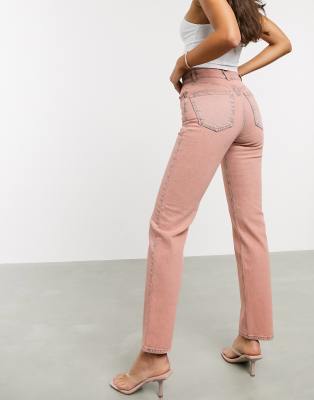 tall pink jeans