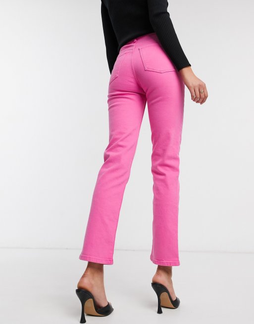 Asos clearance pink jeans