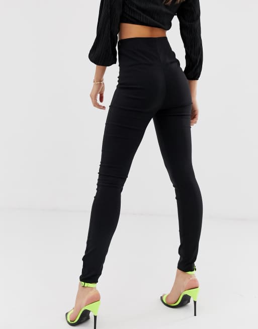 ASOS DESIGN Tall high waist pants in skinny fit, 2 of 4