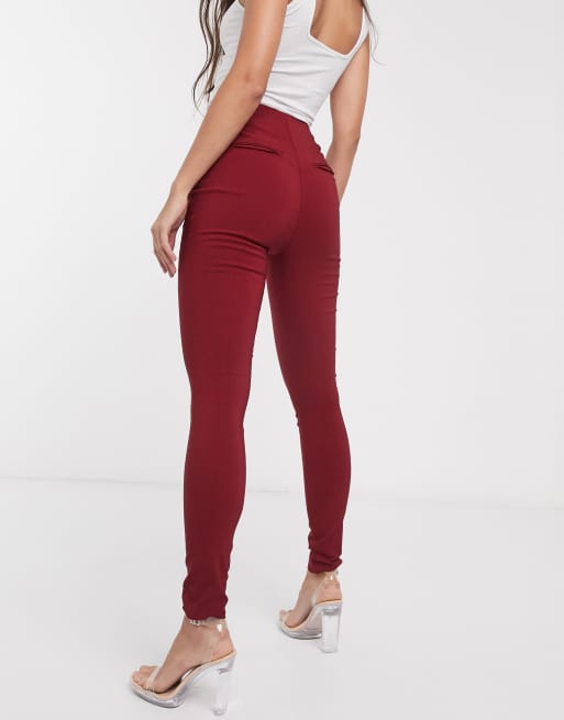 ASOS DESIGN Tall high waist pants in skinny fit, 2 of 4