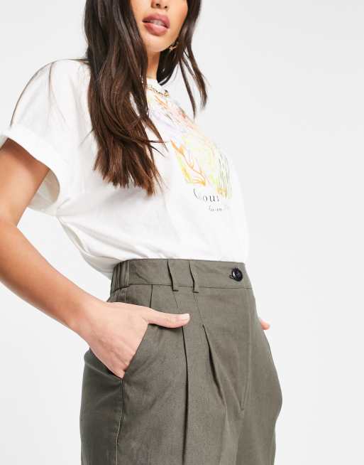 Pantalon taille haute discount asos