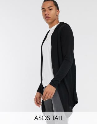 circle hem cardigan