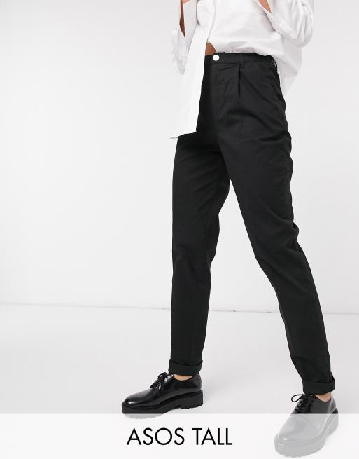 ASOS DESIGN Tall - Hourglass - Chino in zwart