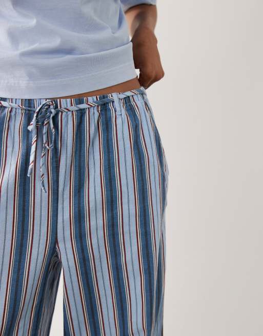 ASOS DESIGN Tall instapbroek met blauwe streep, 4 van 5