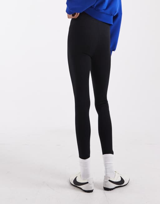 ASOS DESIGN Tall interlock leggings i sort, 5 af 5