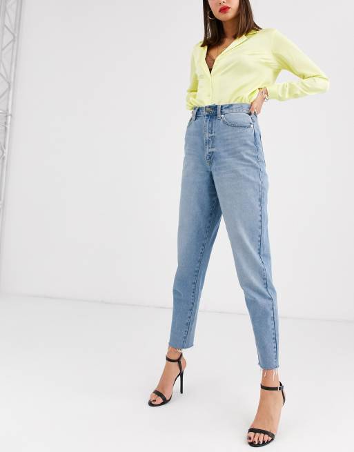 ASOS DESIGN Tall - Jean boyfriend bouffant - Délavé bleu moyen, 4 de 4