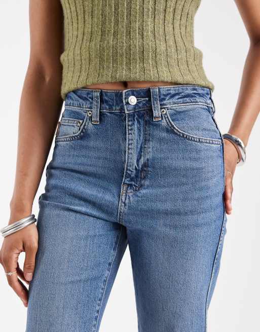 ASOS DESIGN Tall - Jean droit stretch et confortable - Bleu moyen authentique, 5 de 5