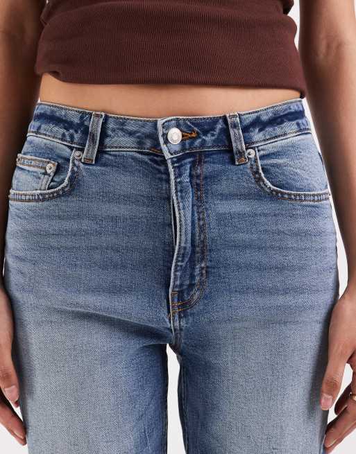 ASOS DESIGN Tall - Jean mom slim - Délavage vintage, 5 de 5