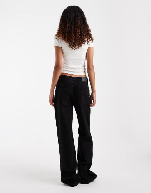 ASOS DESIGN Tall jeans boyfriend oversize e ampi neri, 3 di 5