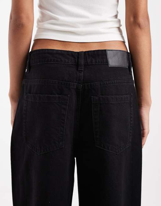 ASOS DESIGN Tall jeans boyfriend oversize e ampi neri, 5 di 5